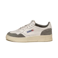 Autry Sneakers En Cuir|Sneakers Blancs*Medalist W *Goat / Suede* White / Grey