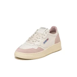 Autry Sneakers En Cuir|Sneakers Blancs*Medalist W *Goat / Suede* White / Powder