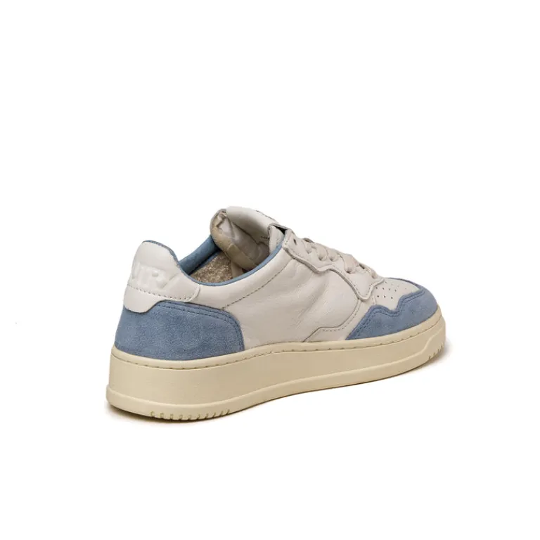 Autry Sneakers En Cuir|Sneakers Blancs*Medalist W *Goat / Suede* White / Street