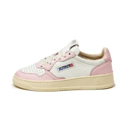 Autry Sneakers En Cuir|Sneakers Blancs*Medalist W *Goat / Wash* White / Blush Bride