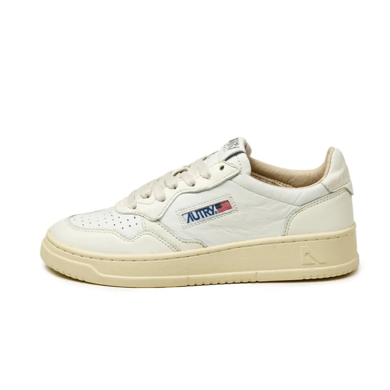 Autry Sneakers En Cuir|Sneakers Blancs*Medalist W *Goat / Wash* White