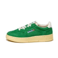 Autry Sneakers En Cuir*Medalist W *Hairy Suede* Golf Green