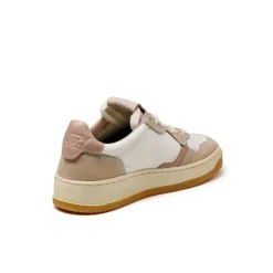 Autry Sneakers En Cuir*Medalist W *Honey / Canvas* White / Pow