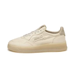 Autry Sneakers En Cuir*Medalist W *Jap / Canvas* Ivory