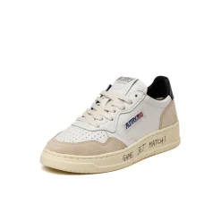 Autry Sneakers En Cuir|Sneakers Blancs*Medalist W *Leather / Suede* White / Black