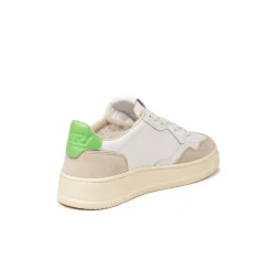 Autry Sneakers En Cuir|Sneakers Blancs*Medalist W *Leather / Suede* White / Bud Green