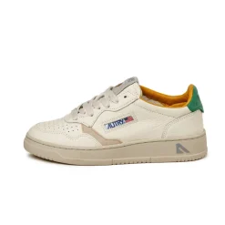 Autry Sneakers En Cuir*Medalist W *Leather / Elephant* Am / Green / Vapor / Grey