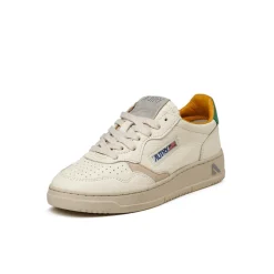 Autry Sneakers En Cuir*Medalist W *Leather / Elephant* Am / Green / Vapor / Grey
