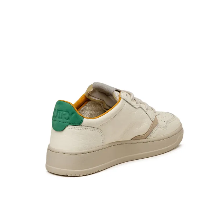 Autry Sneakers En Cuir*Medalist W *Leather / Elephant* Am / Green / Vapor / Grey