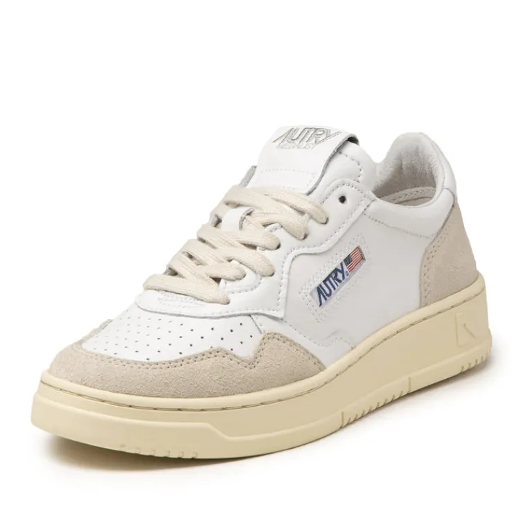 Autry Sneakers En Cuir|Sneakers Blancs*Medalist W *Leather / Suede* White