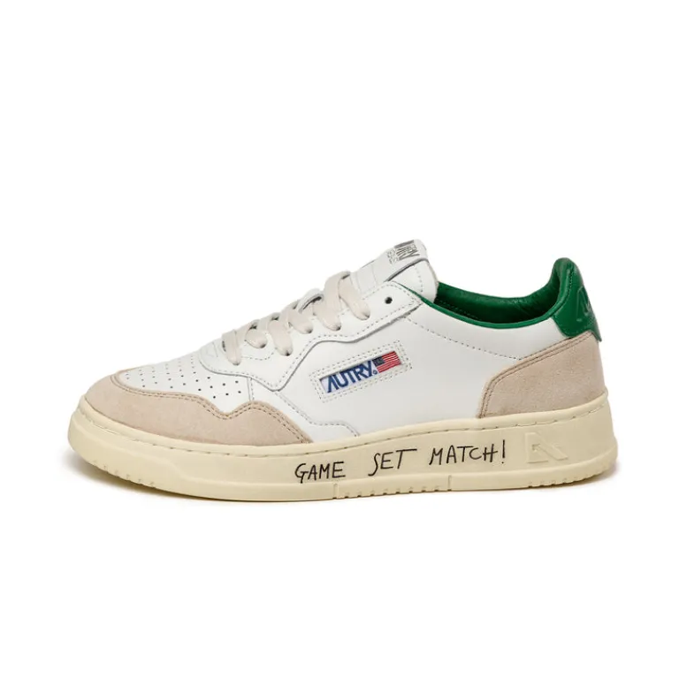 Autry Sneakers En Cuir|Sneakers Blancs*Medalist W *Leather / Suede* Wht / Amazon