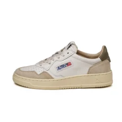 Autry Sneakers En Cuir|Sneakers Blancs*Medalist W *Leather / Suede* White / Court Green