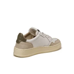 Autry Sneakers En Cuir|Sneakers Blancs*Medalist W *Leather / Suede* White / Court Green