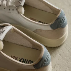 Autry Sneakers En Cuir|Sneakers Blancs*Medalist W *Leather / Suede* White / Silver Blue