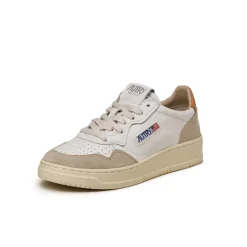 Autry Sneakers En Cuir|Sneakers Blancs*Medalist W *Leather / Suede* White / Sandstorm