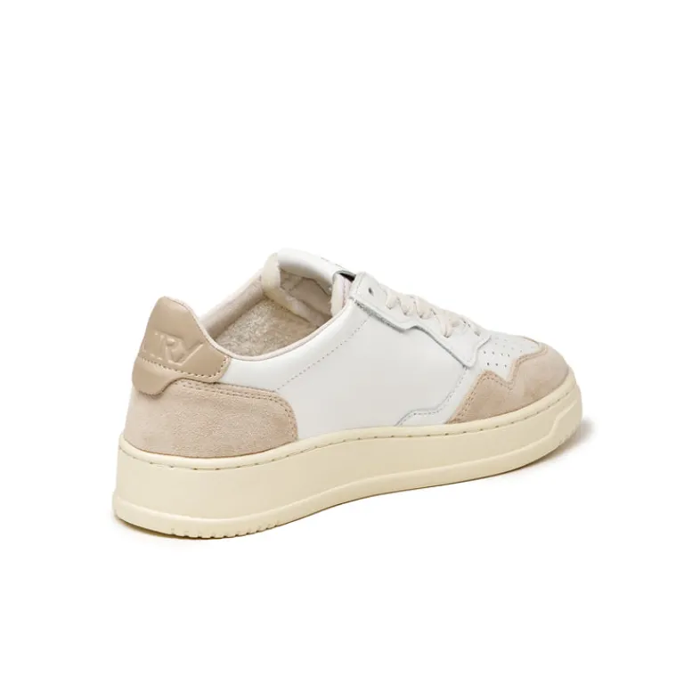 Autry Sneakers En Cuir|Sneakers Blancs*Medalist W *Leather / Suede* White / White Pepper