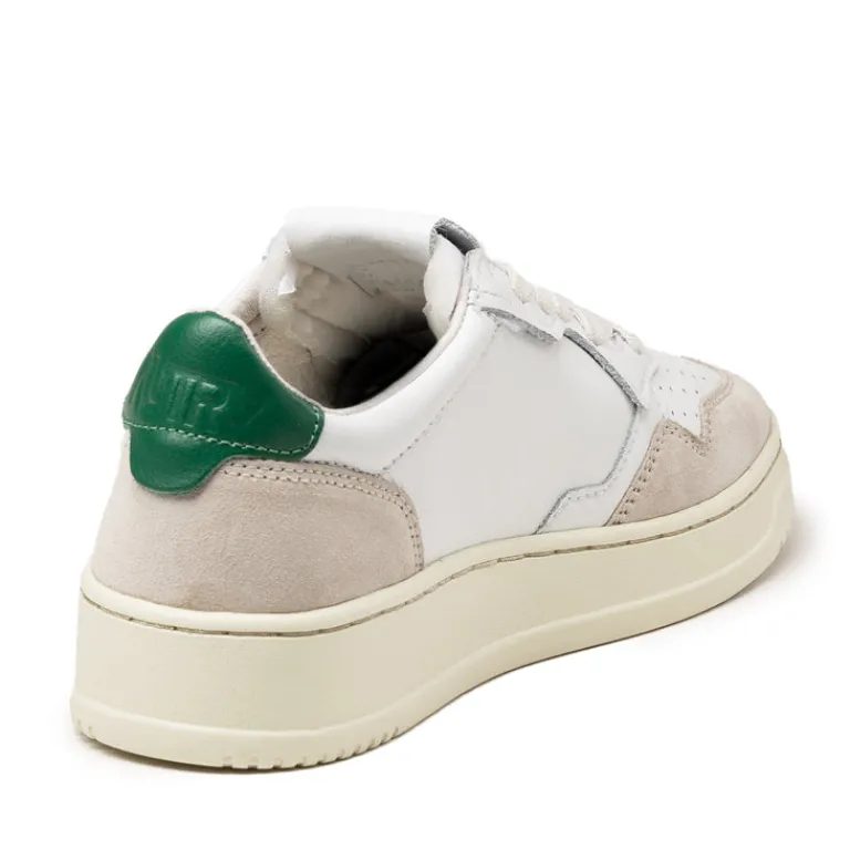 Autry Sneakers En Cuir|Sneakers Blancs*Medalist W *Leather / Suede* Leat / Suede White / Amazon