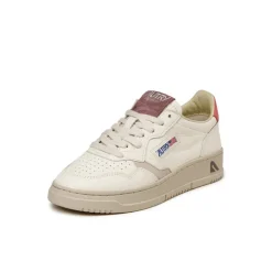 Autry Sneakers En Cuir*Medalist W *Nubuk / Elephant* Rose / Sand