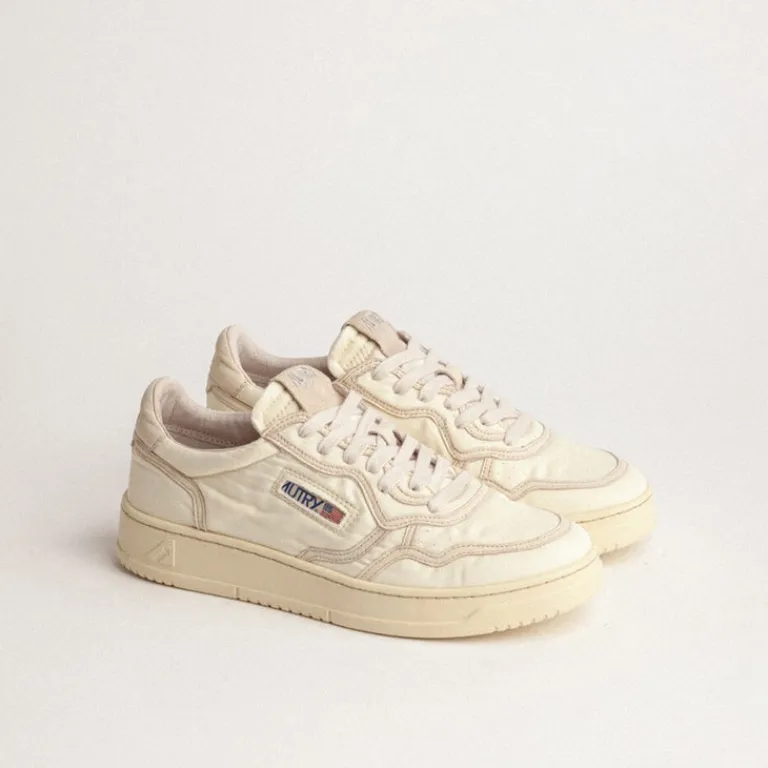 Autry Sneakers En Cuir*Medalist W *Nylon / Suede* Ivory