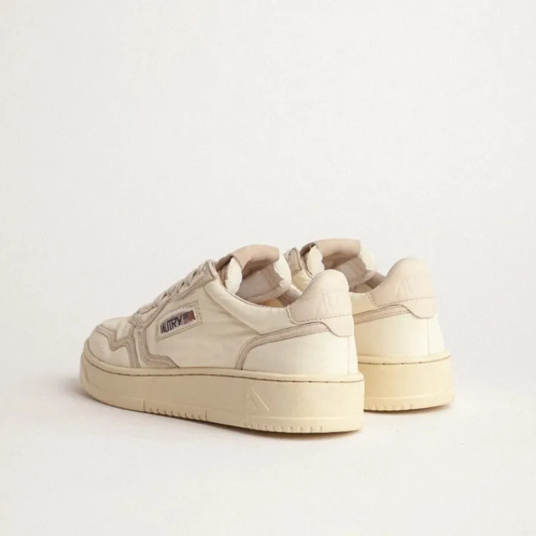Autry Sneakers En Cuir*Medalist W *Nylon / Suede* Ivory