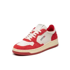Autry Sneakers En Cuir*Medalist W *Suede / Long Suede* Red