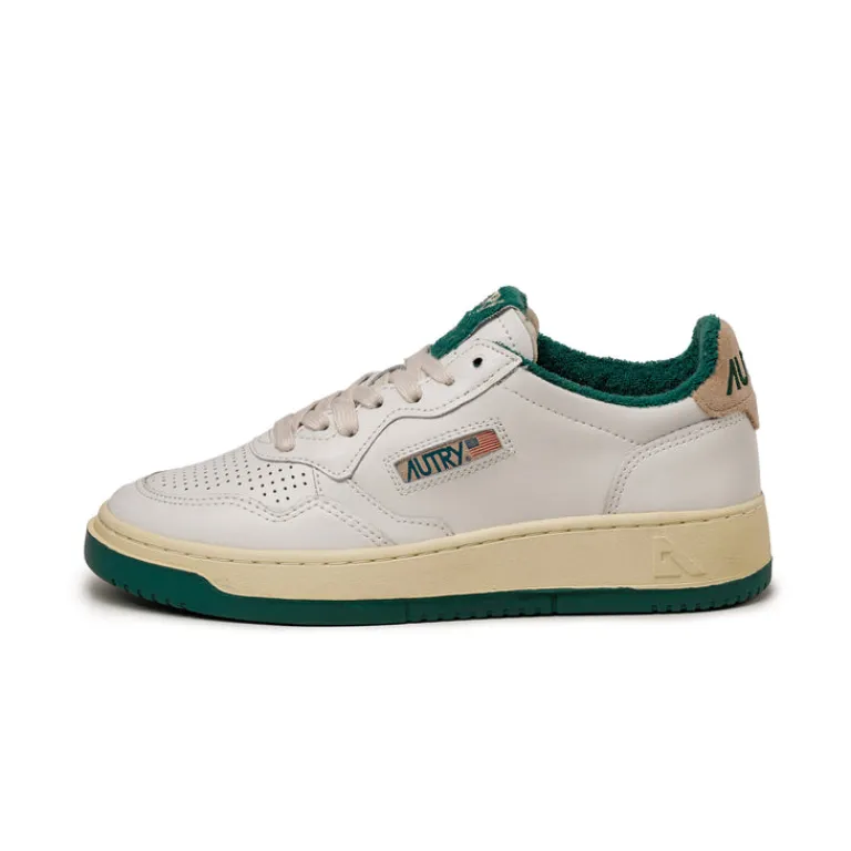 Autry Sneakers En Cuir|Sneakers Blancs*Medalist W *Virgin / Sponge* White / Forest