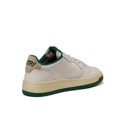 Autry Sneakers En Cuir|Sneakers Blancs*Medalist W *Virgin / Sponge* White / Forest