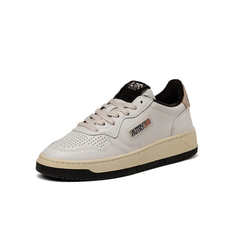 Autry Sneakers En Cuir|Sneakers Blancs*Medalist W *Virgin / Sponge* White / Black