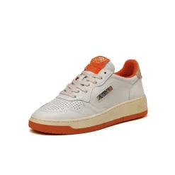 Autry Sneakers En Cuir|Sneakers Blancs*Medalist W *Virgin / Sponge* White / Ambg