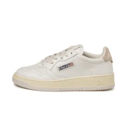 Autry Sneakers En Cuir|Sneakers Blancs*Medalist W *Virgin / Sponge* White / Ivory