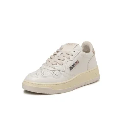 Autry Sneakers En Cuir|Sneakers Blancs*Medalist W *Virgin / Sponge* White / Ivory