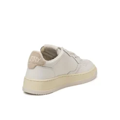 Autry Sneakers En Cuir|Sneakers Blancs*Medalist W *Virgin / Sponge* White / Ivory