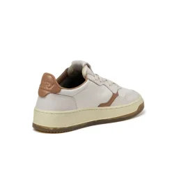Autry Sneakers En Cuir|Sneakers Blancs*Medalist W *Virgin / Crack* White / Tanz