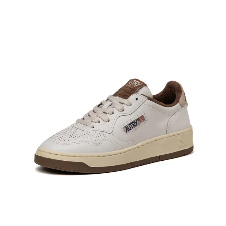Autry Sneakers En Cuir|Sneakers Blancs*Medalist W *Virgin / Sponge* White / Sep
