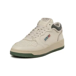 Autry Sneakers Montantes|Sneakers En Cuir*Med-Way Mid *Leather / Crack* Mountain / Marshmallow
