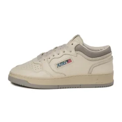 Autry Sneakers Montantes|Sneakers En Cuir*Med-Way Mid *Leather / Crack* Vapor / Marshmallow