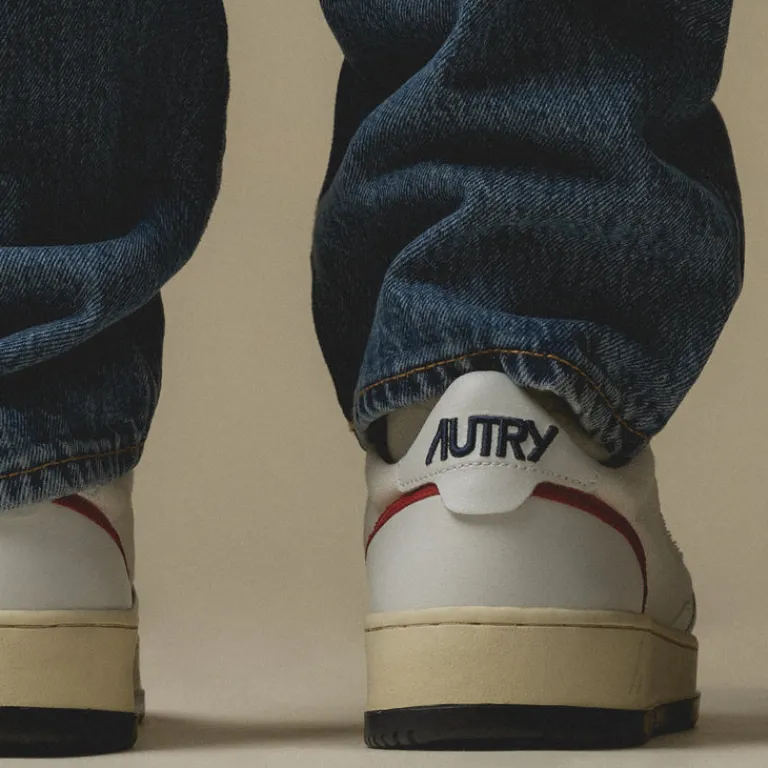 Autry Sneakers En Cuir|Sneakers Blancs*Open Low Dragon