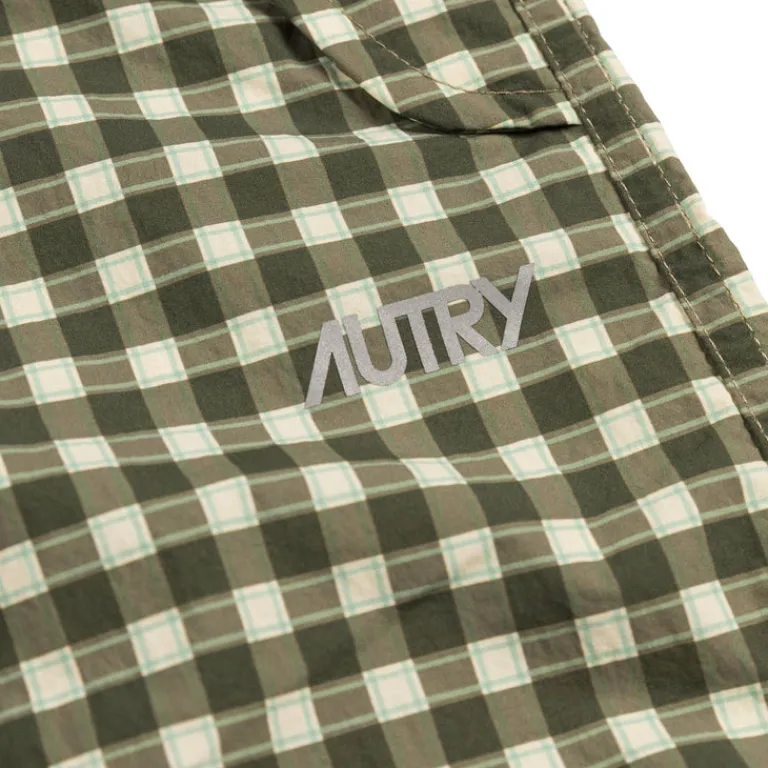 Autry Pantalons*Parachute Pants Nylon Allover Algae