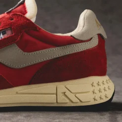 Autry Sneakers En Cuir|Chaussures De Running Retro*Reelwind Low Red