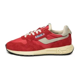 Autry Sneakers En Cuir|Chaussures De Running Retro*Reelwind Low Red