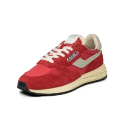 Autry Sneakers En Cuir|Chaussures De Running Retro*Reelwind Low Red