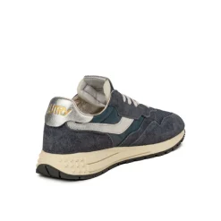 Autry Sneakers En Cuir|Chaussures De Running Retro*Reelwind Low Space / Silver