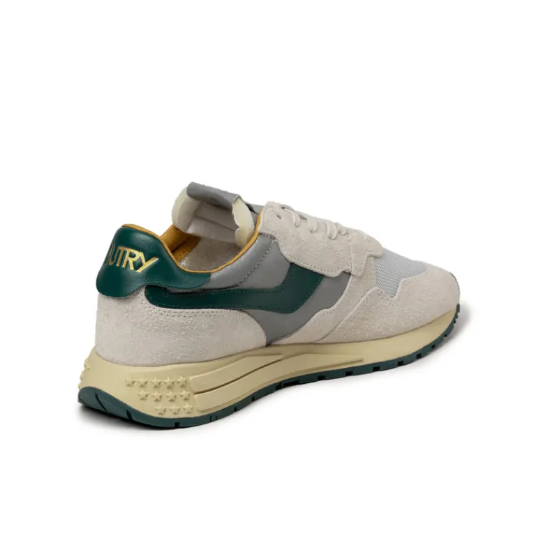 Autry Sneakers En Cuir*Reelwind Low *Reflective Leather* Silver / Mountain