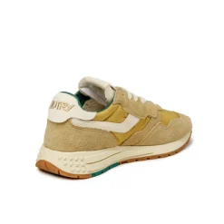 Autry Sneakers En Cuir|Chaussures De Running Retro*Reelwind Low *Suede / Pony* Leaf / Rut