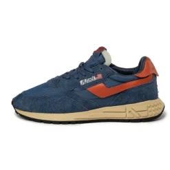 Autry Sneakers En Cuir|Chaussures De Running Retro*Reelwind Low *Suede / Net* Blue / Koi