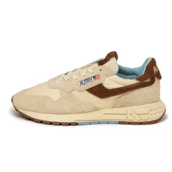 Autry Sneakers En Cuir|Chaussures De Running Retro*Reelwind Low *Suede / Pony* Rut / Brown