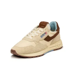 Autry Sneakers En Cuir|Chaussures De Running Retro*Reelwind Low *Suede / Pony* Rut / Brown