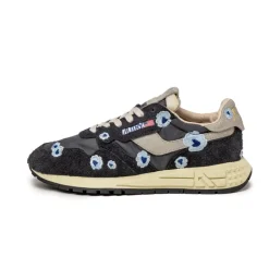 Autry Sneakers En Cuir|Chaussures De Running Retro*Reelwind Low W *Embroidery Flower* Phan / Celblu