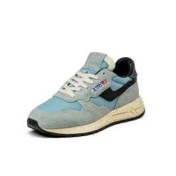 Autry Sneakers En Cuir*Reelwind Low W *Hairy Suede / Nylon* Jade / Black