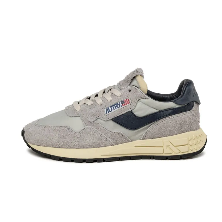Autry Sneakers En Cuir*Reelwind Low W *Hairy Suede / Nylon* Loft / Space